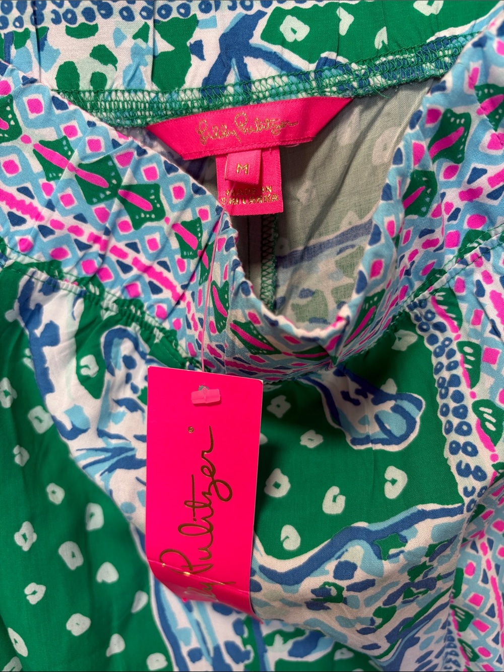 Lilly Pulitzer Green, Blue & Pink Palazzo pants - Picture 3 of 10
